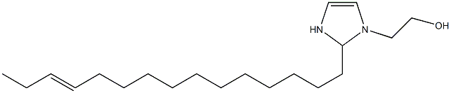 2-(12-Pentadecenyl)-4-imidazoline-1-ethanol,,结构式