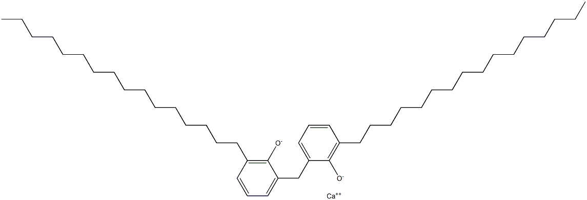 Calcium 2,2'-methylenebis(6-hexadecylphenoxide),,结构式