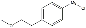 p-(2-Methoxyethyl)phenylmagnesium chloride Structure
