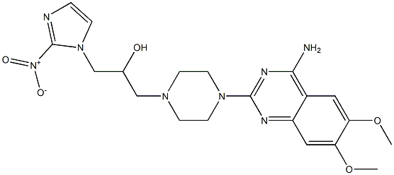  4-Amino-6,7-dimethoxy-2-[4-[2-hydroxy-3-(2-nitro-1H-imidazol-1-yl)propyl]-1-piperazinyl]quinazoline