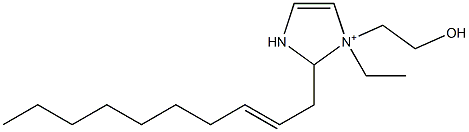 2-(2-Decenyl)-1-ethyl-1-(2-hydroxyethyl)-4-imidazoline-1-ium