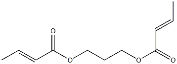 Bis[(E)-2-butenoic acid]1,3-propanediyl ester