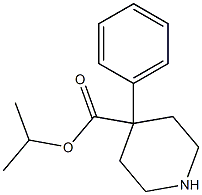 4-フェニル-4-ピペリジンカルボン酸1-メチルエチル 化学構造式