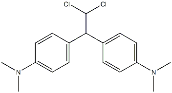 4,4'-(2,2-Dichloro-1,1-ethanediyl)bis(N,N-dimethylbenzenamine),,结构式