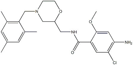 4-Amino-5-chloro-2-methoxy-N-[[4-(2,4,6-trimethylbenzyl)-2-morpholinyl]methyl]benzamide