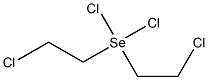 Bis(2-chloroethyl)dichloroselenium(IV) Struktur