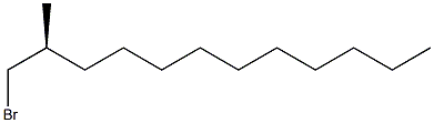 [S,(+)]-1-Bromo-2-methyldodecane,,结构式