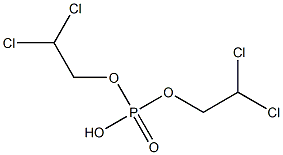 りん酸ビス(2,2-ジクロロエチル) 化学構造式