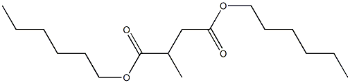 2-Methylsuccinic acid dihexyl ester