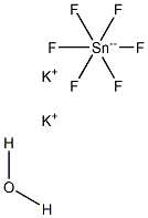 Potassium hexafluorostannate(IV) hydrate,,结构式