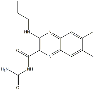 6,7-Dimethyl-3-(propylamino)-N-(carbamoyl)quinoxaline-2-carboxamide