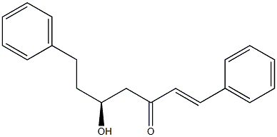 (S)-5-Hydroxy-1,7-diphenyl-1-hepten-3-one Structure