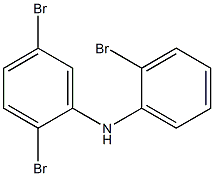 2,5-ジブロモフェニル2-ブロモフェニルアミン 化学構造式