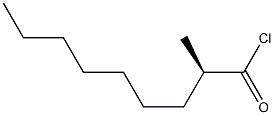 [R,(-)]-2-Methylnonanoyl chloride Struktur