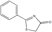 2-Phenyl-2-thiazolin-4-one Structure