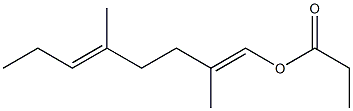 Propionic acid 2,5-dimethyl-1,5-octadienyl ester