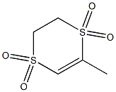 2,3-Dihydro-5-methyl-1,4-dithiin 1,1,4,4-tetraoxide,,结构式