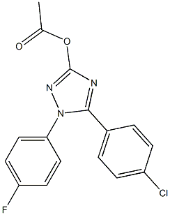  1-(4-Fluorophenyl)-5-(4-chlorophenyl)-1H-1,2,4-triazol-3-ol acetate