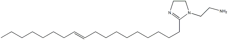 1-(2-アミノエチル)-2-(10-オクタデセニル)-2-イミダゾリン 化学構造式