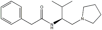  2-(Phenyl)-N-[(S)-2-methyl-1-(1-pyrrolidinylmethyl)propyl]acetamide