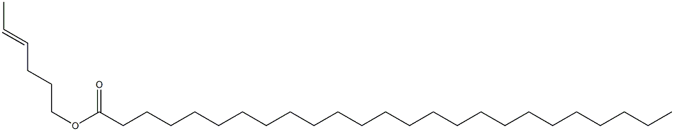 Pentacosanoic acid 4-hexenyl ester Structure