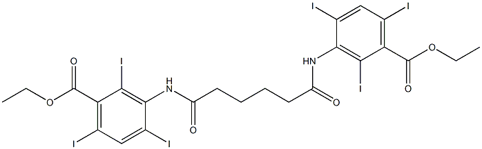 3,3'-[(1,6-Dioxo-1,6-hexanediyl)diimino]bis[2,4,6-triiodobenzoic acid]diethyl ester|