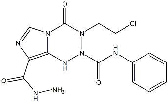  3-(2-Chloroethyl)-3,4-dihydro-4-oxo-N2-(phenylaminocarbonyl)imidazo[5,1-d]-1,2,3,5-tetrazine-8-carboxylic acid hydrazide