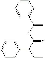 2-Phenylbutyric acid 1-phenylethenyl ester Structure