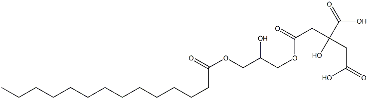 Citric acid dihydrogen 1-(2-hydroxy-3-myristoyloxypropyl) ester