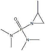 ビス(ジメチルアミノ)(2-メチル-1-アジリジニル)ホスフィンオキシド 化学構造式