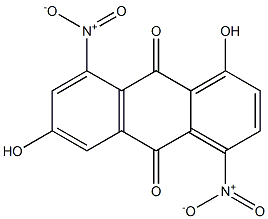 1,6-Dihydroxy-4,8-dinitroanthraquinone,,结构式
