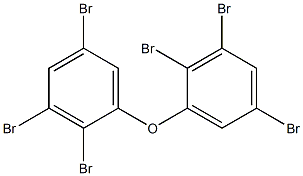 2,2',3,3',5,5'-Hexabromodiphenyl ether,,结构式