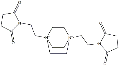  1,4-Bis[2-(2,5-dioxopyrrolidin-1-yl)ethyl]-1,4-diazoniabicyclo[2.2.2]octane