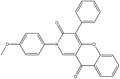  2-(4-Methoxyphenyl)-4-phenyl-2H-[1]benzopyrano[3,2-c]pyridine-3,10-dione