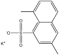 3,8-Dimethyl-1-naphthalenesulfonic acid potassium salt,,结构式