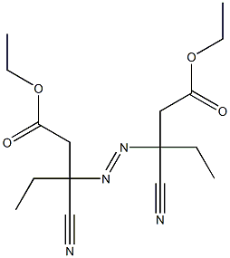 3,3'-Azobis(3-cyanovaleric acid)diethyl ester Structure
