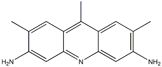 2,7,9-Trimethyl-3,6-acridinediamine 结构式