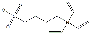 N,N,N-Trivinyl-4-sulfonato-1-butanaminium Structure