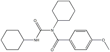 N,N'-Dicyclohexyl-N-(4-methoxybenzoyl)urea