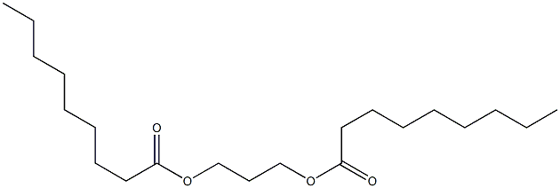 Dinonanoic acid 1,3-propanediyl ester 结构式