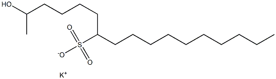  2-Hydroxyheptadecane-7-sulfonic acid potassium salt