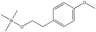 1-[2-(Trimethylsilyloxy)ethyl]-4-methoxybenzene Structure