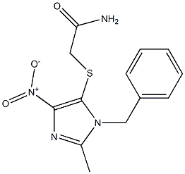 2-[(1-Benzyl-2-methyl-4-nitro-1H-imidazol-5-yl)thio]acetamide|