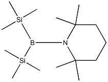 1-[Bis(trimethylsilyl)boryl]-2,2,6,6-tetramethylpiperidine,,结构式