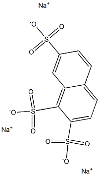 1,2,7-Naphthalenetrisulfonic acid trisodium salt Structure