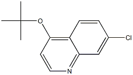 4-[(tert-Butyl)oxy]-7-chloroquinoline 结构式