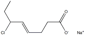 6-Chloro-4-octenoic acid sodium salt|