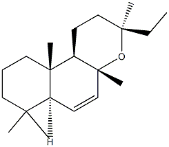 (13R)-8,13-Epoxylabd-6-ene Struktur