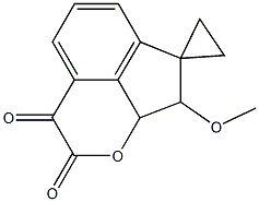2,3-Dihydro-2-methoxyoxalyloxyspiro[1H-indene-1,1'-cyclopropane],,结构式