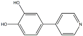 4-(4-Pyridyl)pyrocatechol 结构式